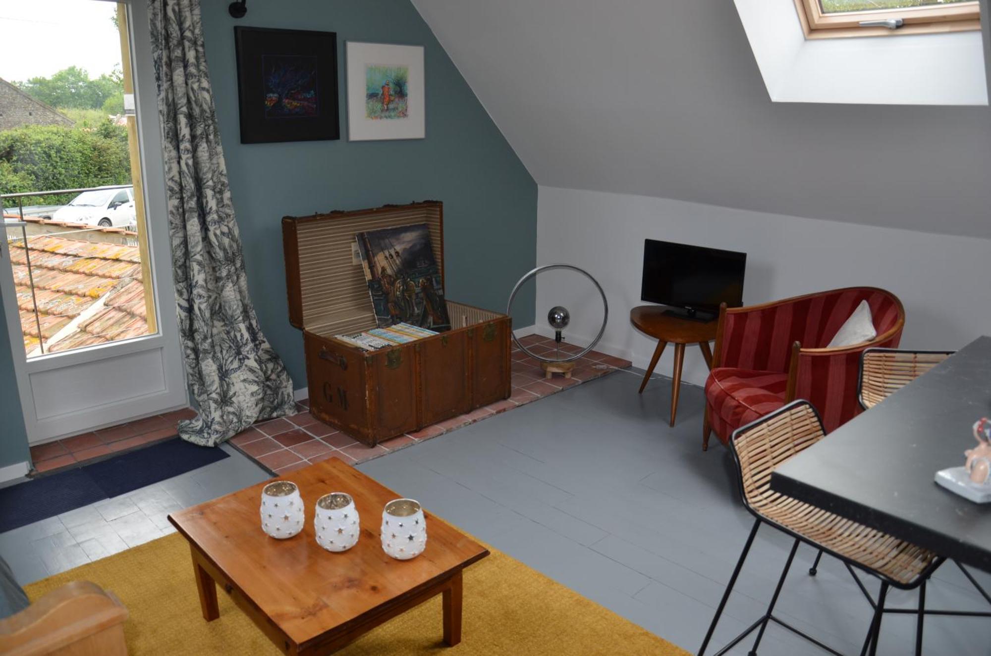Appartement Ô Grenier de l'artiste à Bazenville Extérieur photo