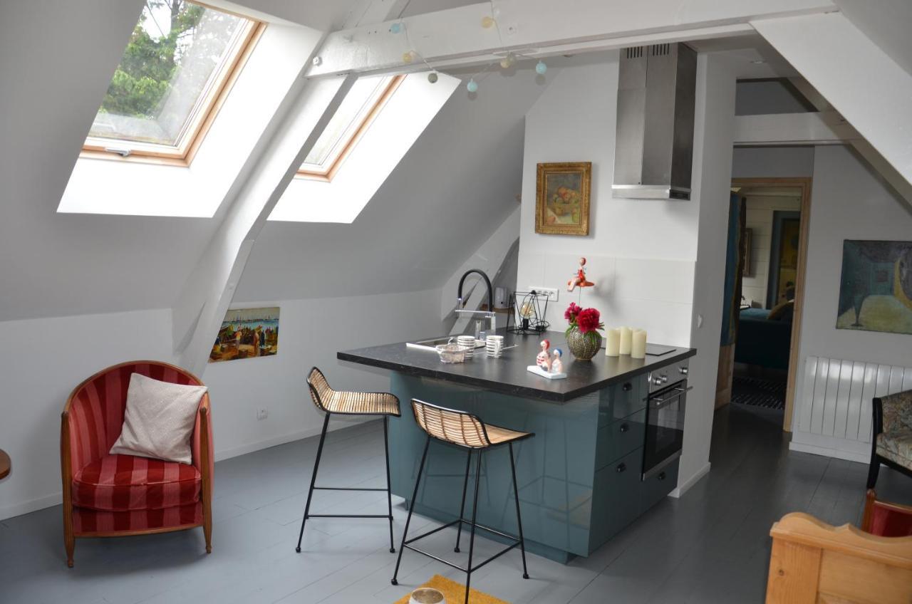 Appartement Ô Grenier de l'artiste à Bazenville Extérieur photo